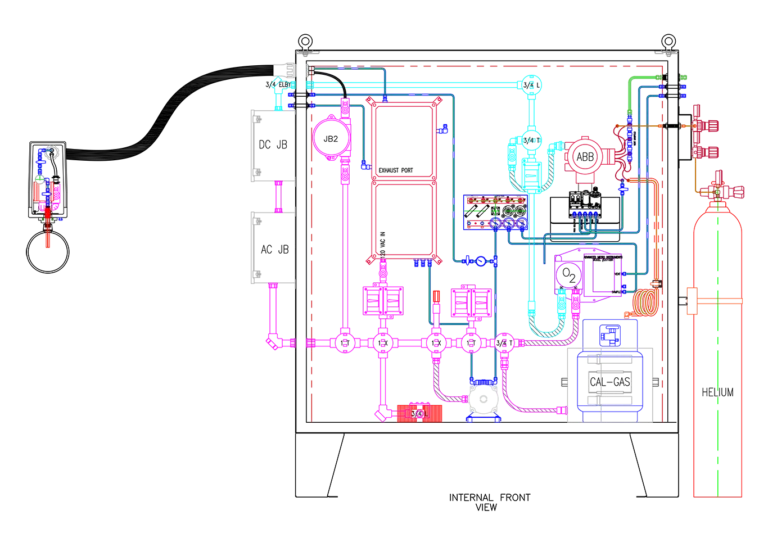 Biogas System Drawing